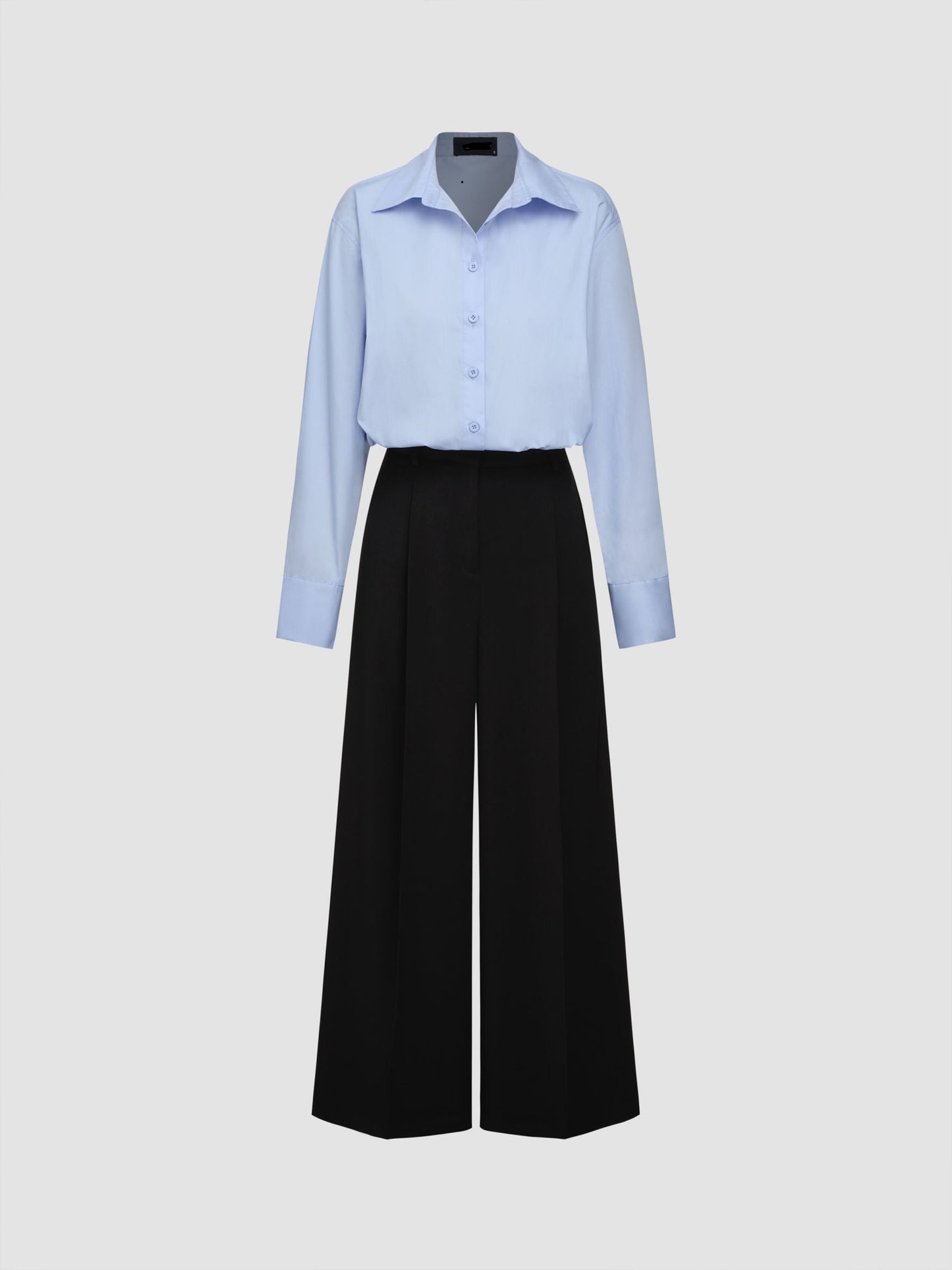 Cotton Polo Two Tone Jumpsuit