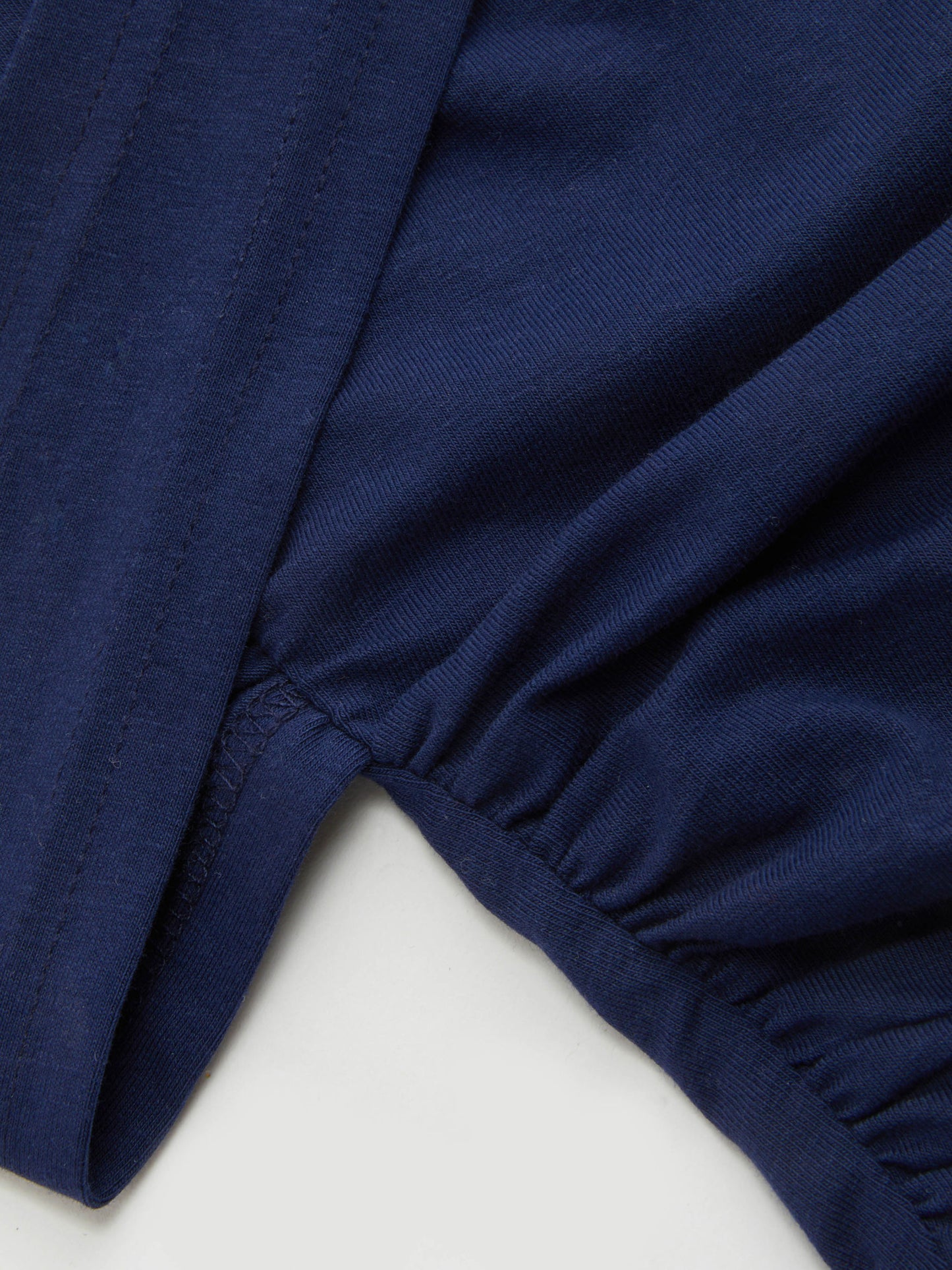 Boat Neck Tee & Ruched Knotted Bandeau Top
