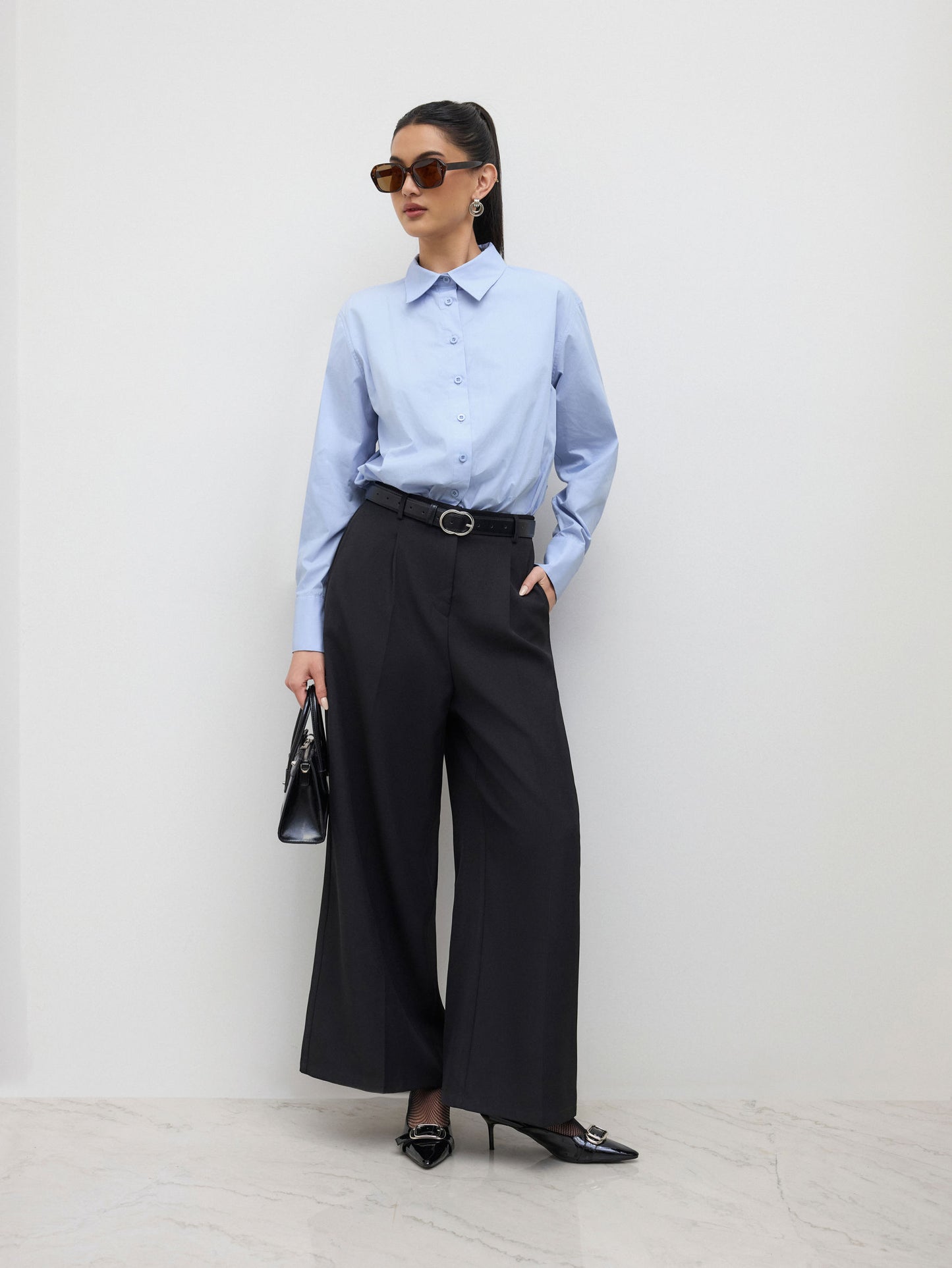 Cotton Polo Two Tone Jumpsuit